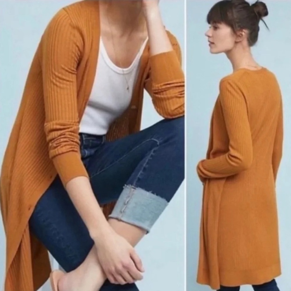 Anthropologie Meadow Rue Rib Knit Duster
Cardigan
